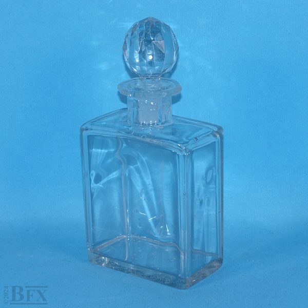 PB08 - Large Square Vintage Perfume Bottle